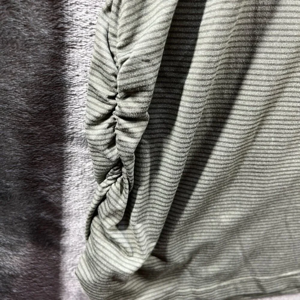 Columbia Omni-Wick Womens XL Green Striped Long Sleeve Activewear - Picture 5 of 9